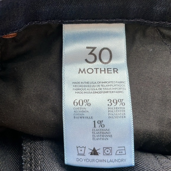 Mother High Waist Denim Mini Skirt in Twilight Whispers. Size 30. - Picture 10 of 12